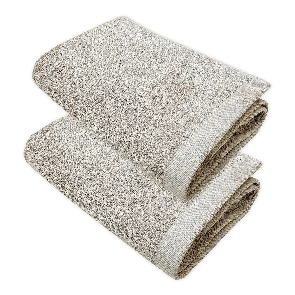 Handtücher Botanic Deluxe 2er-Set | Beige