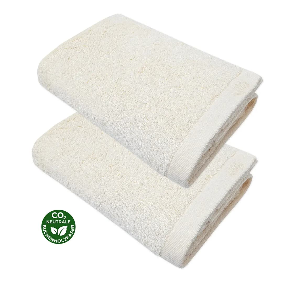 Handtücher Botanic Deluxe 2er-Set | Beige