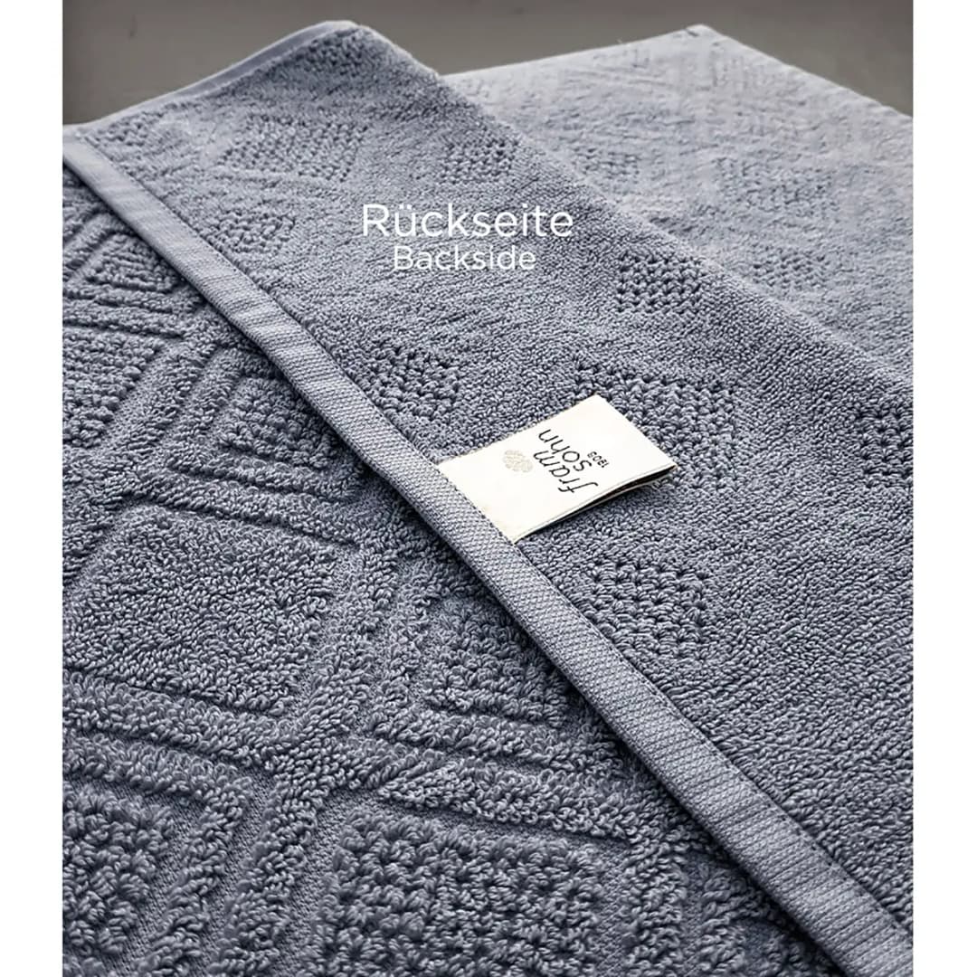 Duschtuch Mosaik | Grau