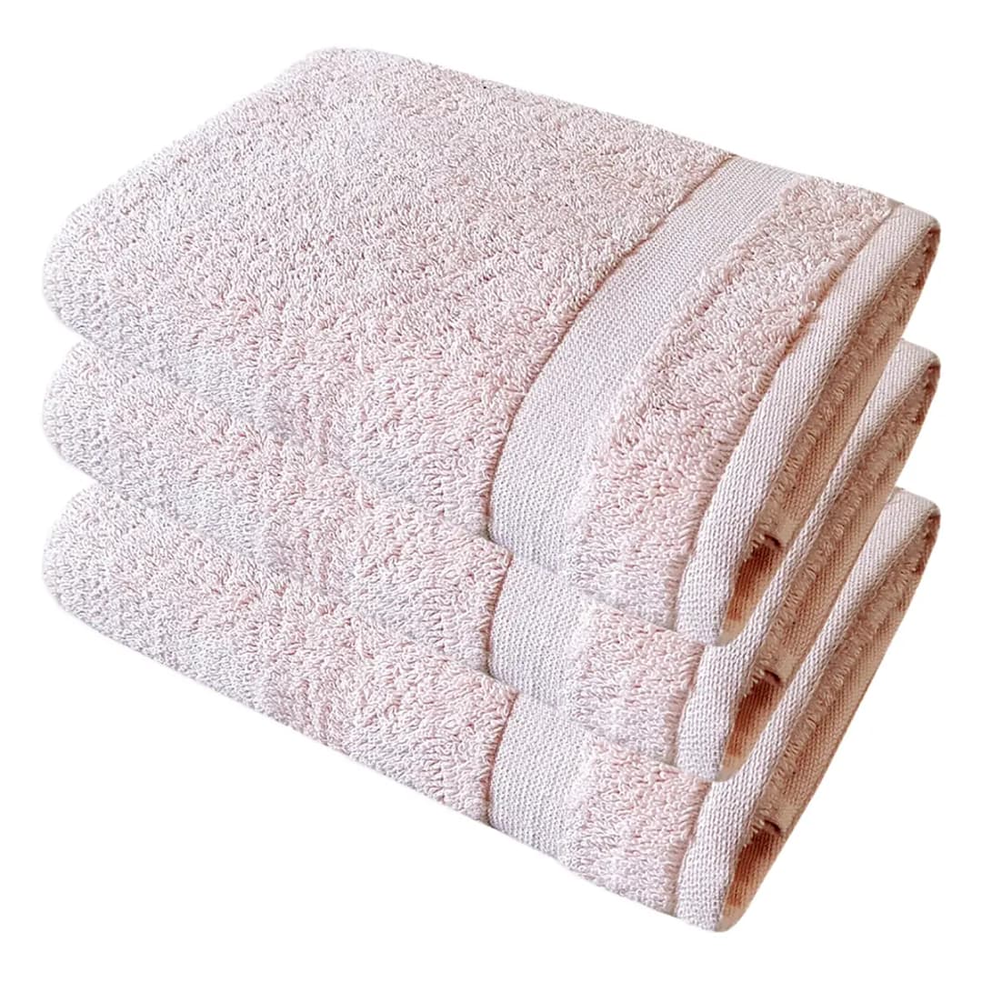 Gästehandtuch Organic Nature 3er-Set | Rosa