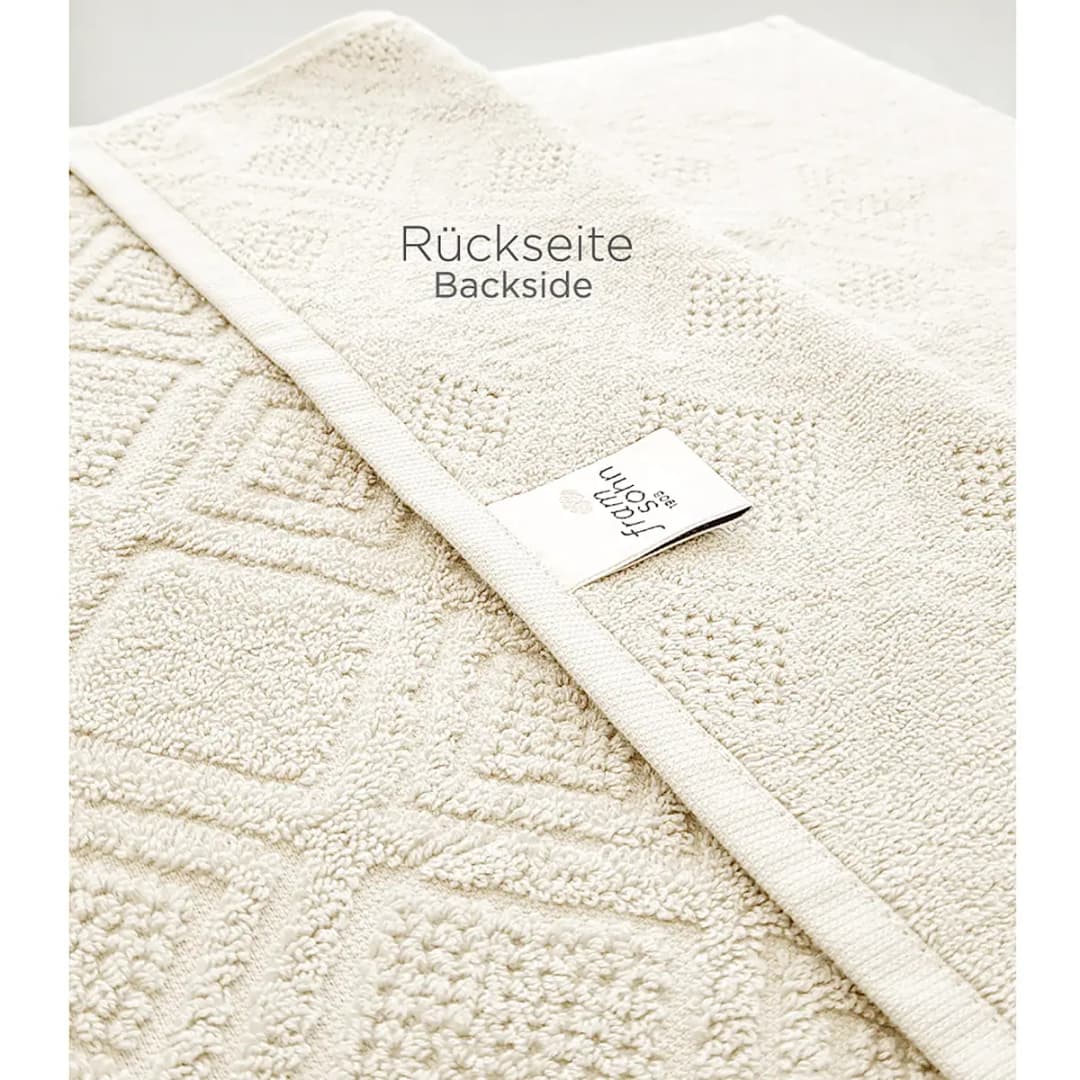 Duschtuch Mosaik | Beige