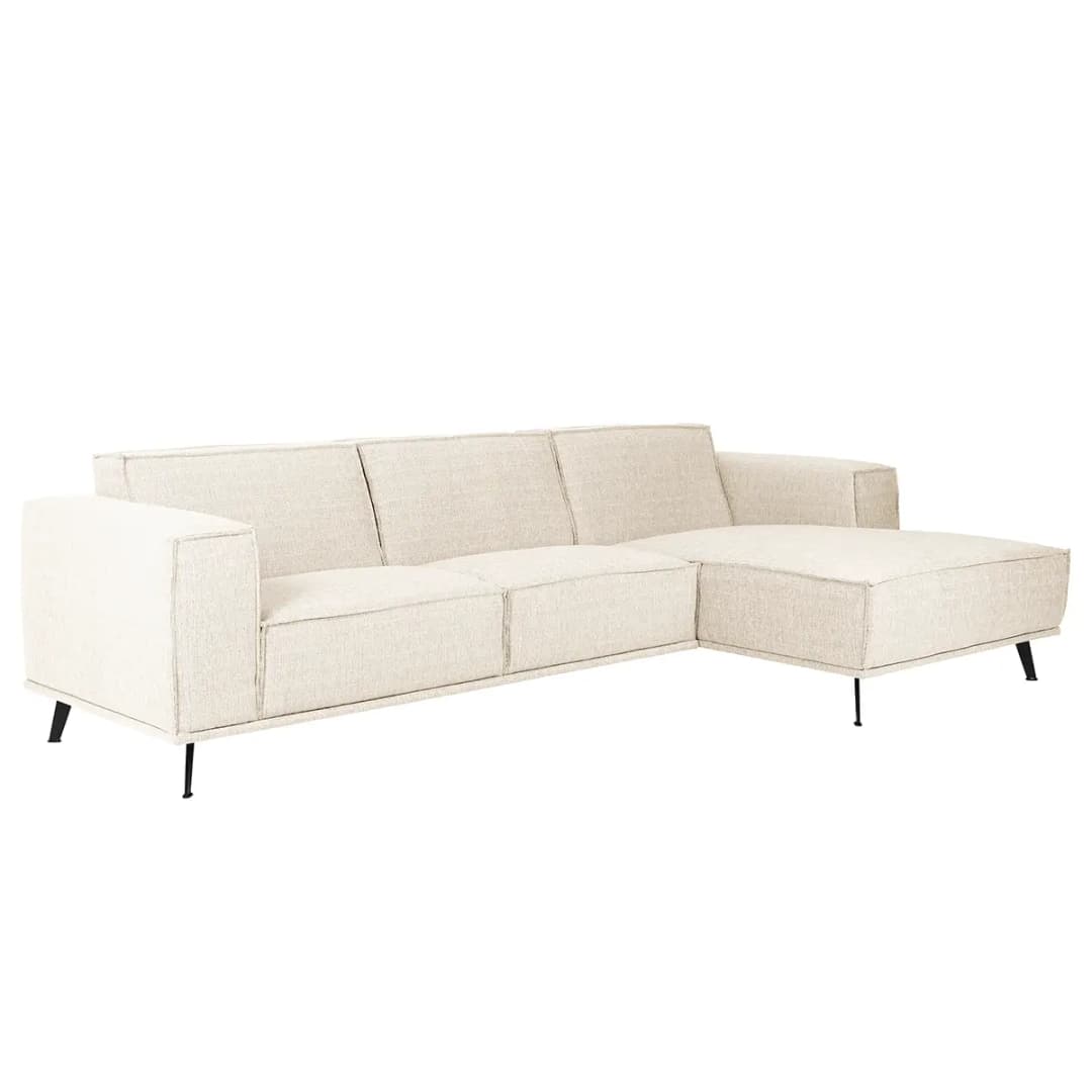 Ecksofa Pernu I | Weiß