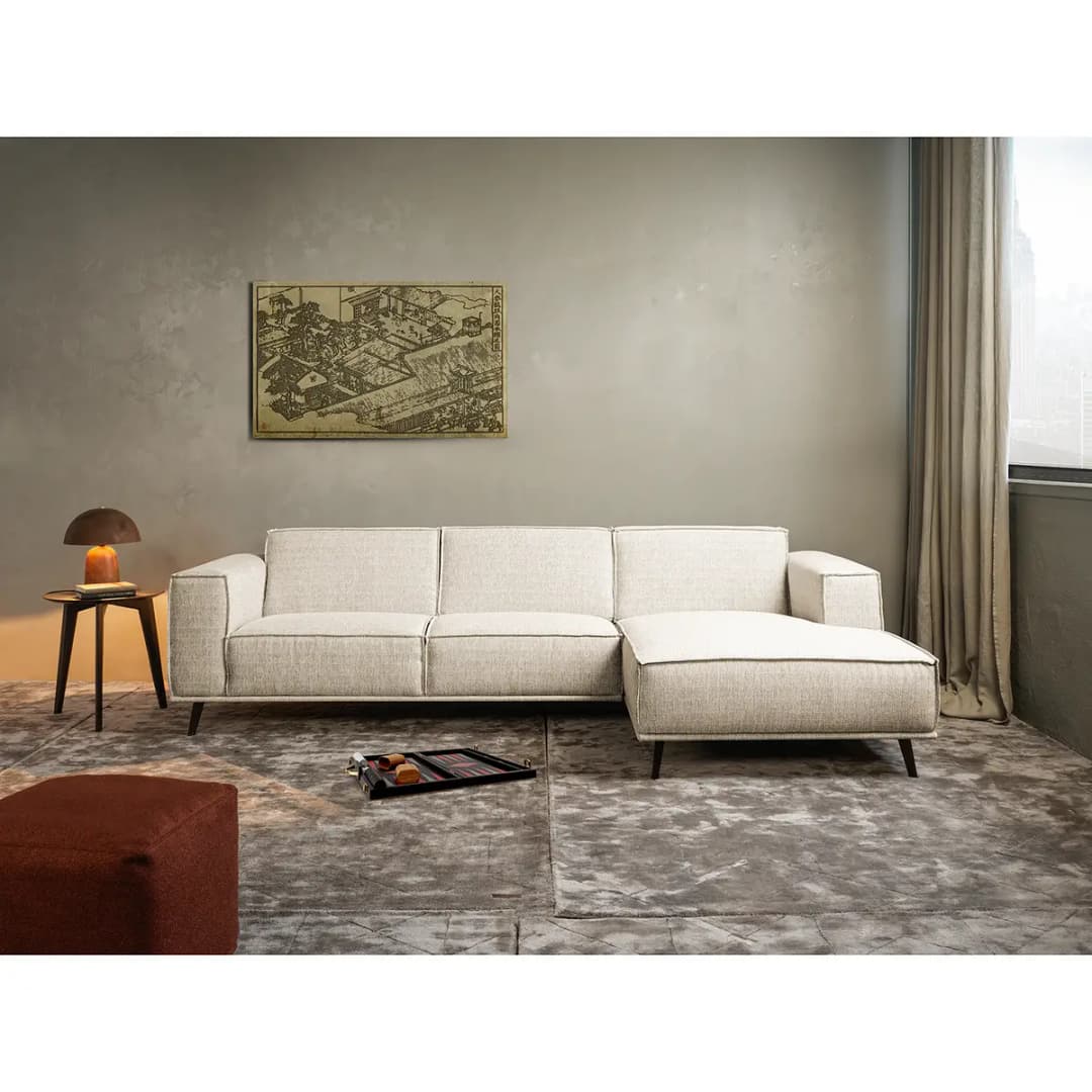 Ecksofa Pernu I | Weiß