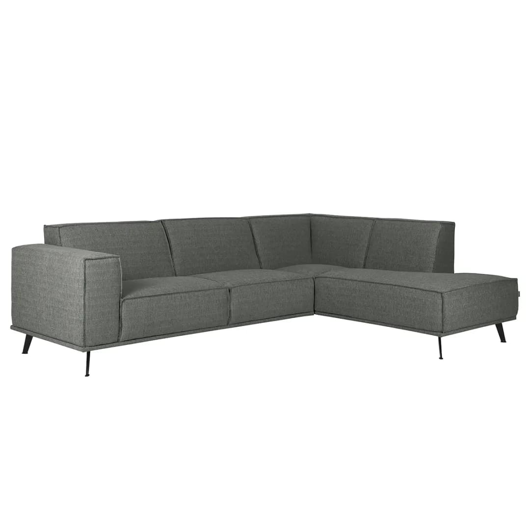 Ecksofa Pernu II Grau | Grau