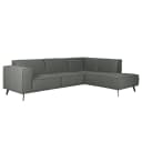 Ecksofa Pernu II Grau | Grau