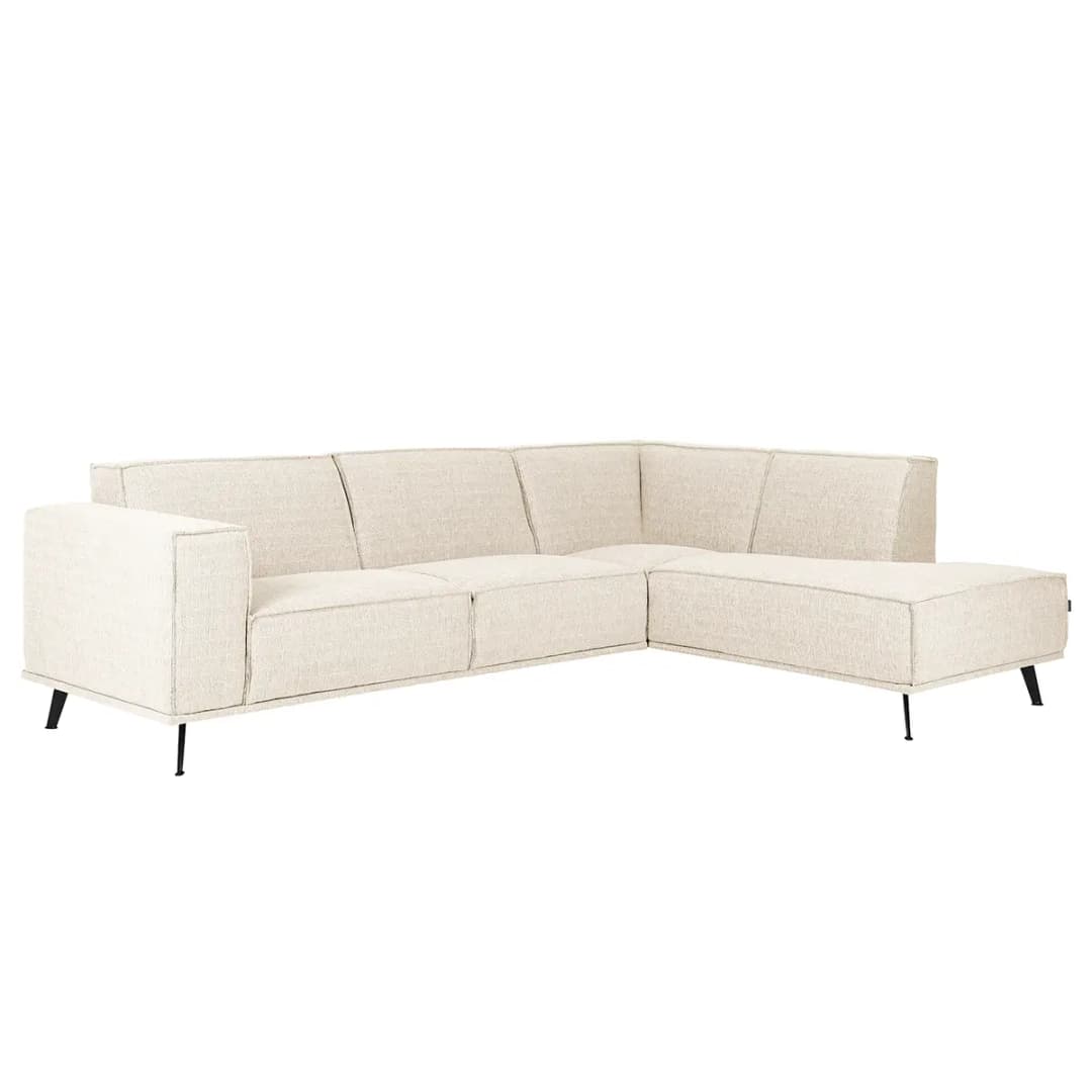 Ecksofa Pernu II | Weiß