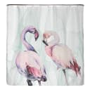 Duschvorhang Loving Flamingos | Mehrfarbig
