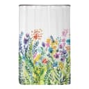 Recycling-Duschvorhang Bunte Blumen Microfaser Multicolor 120