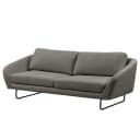 Sofa Rhoads 3-Sitzer Grau Strukturstoff Bermal | Grau