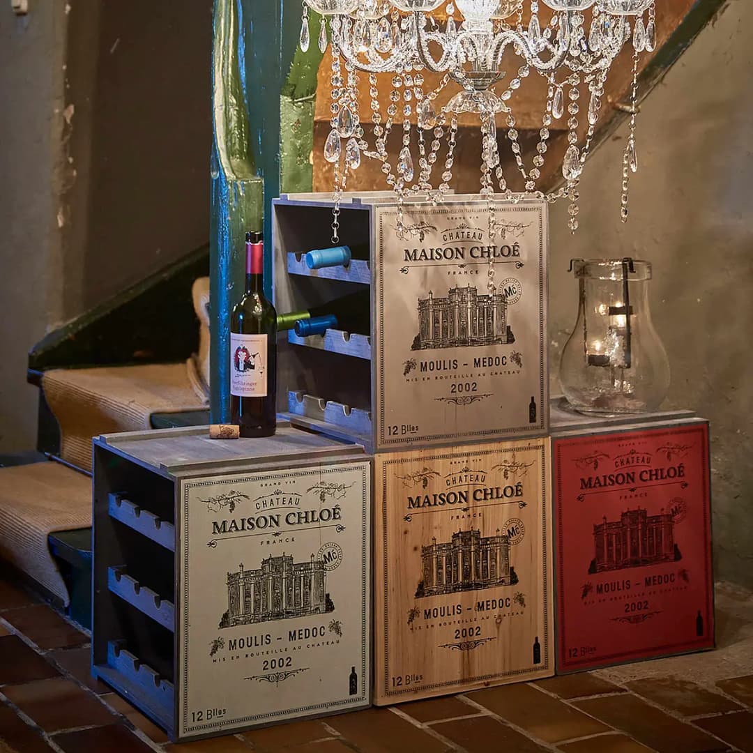 Weinregal Tannenholz | Braun