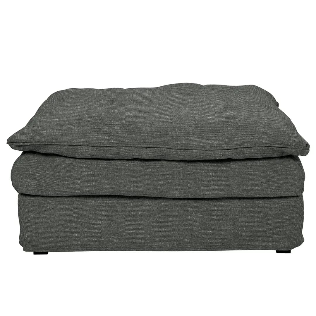 Polsterhocker Terlan | Grau
