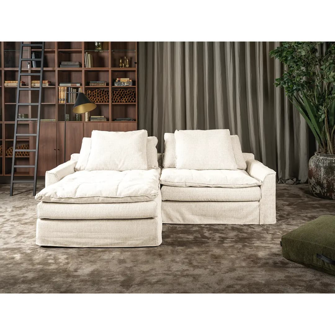 Ecksofa Terlan | Weiß