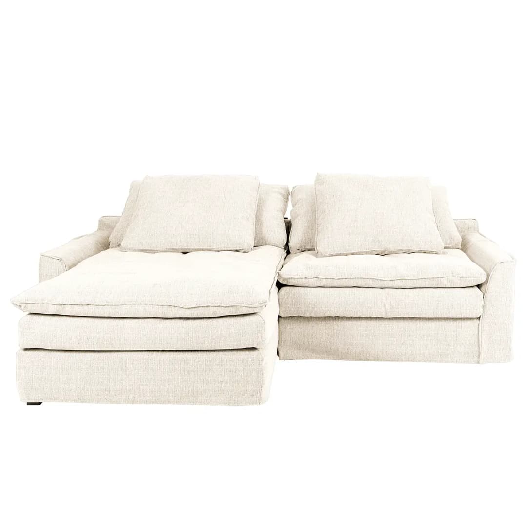 Ecksofa Terlan | Weiß