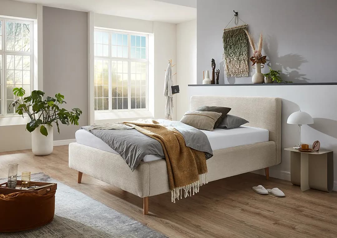 Polsterbett MATTIS | Beige