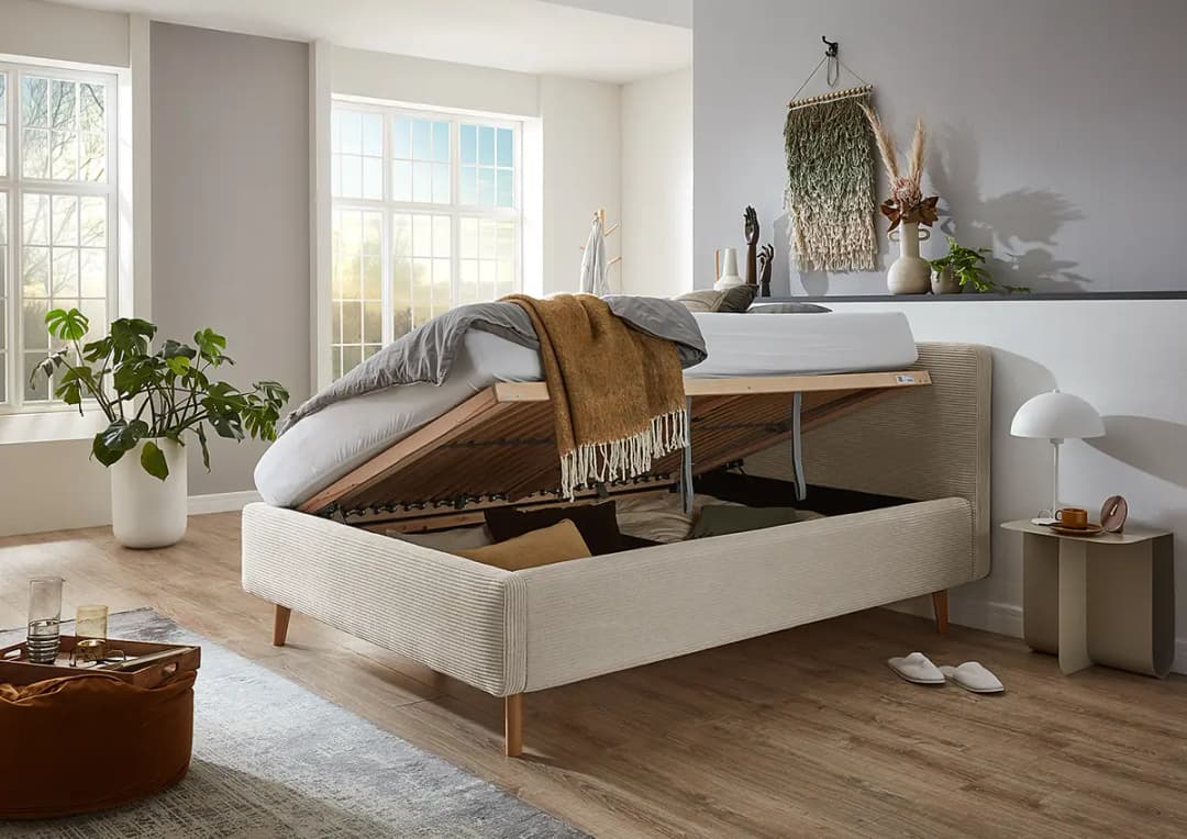 Polsterbett MATTIS | Beige