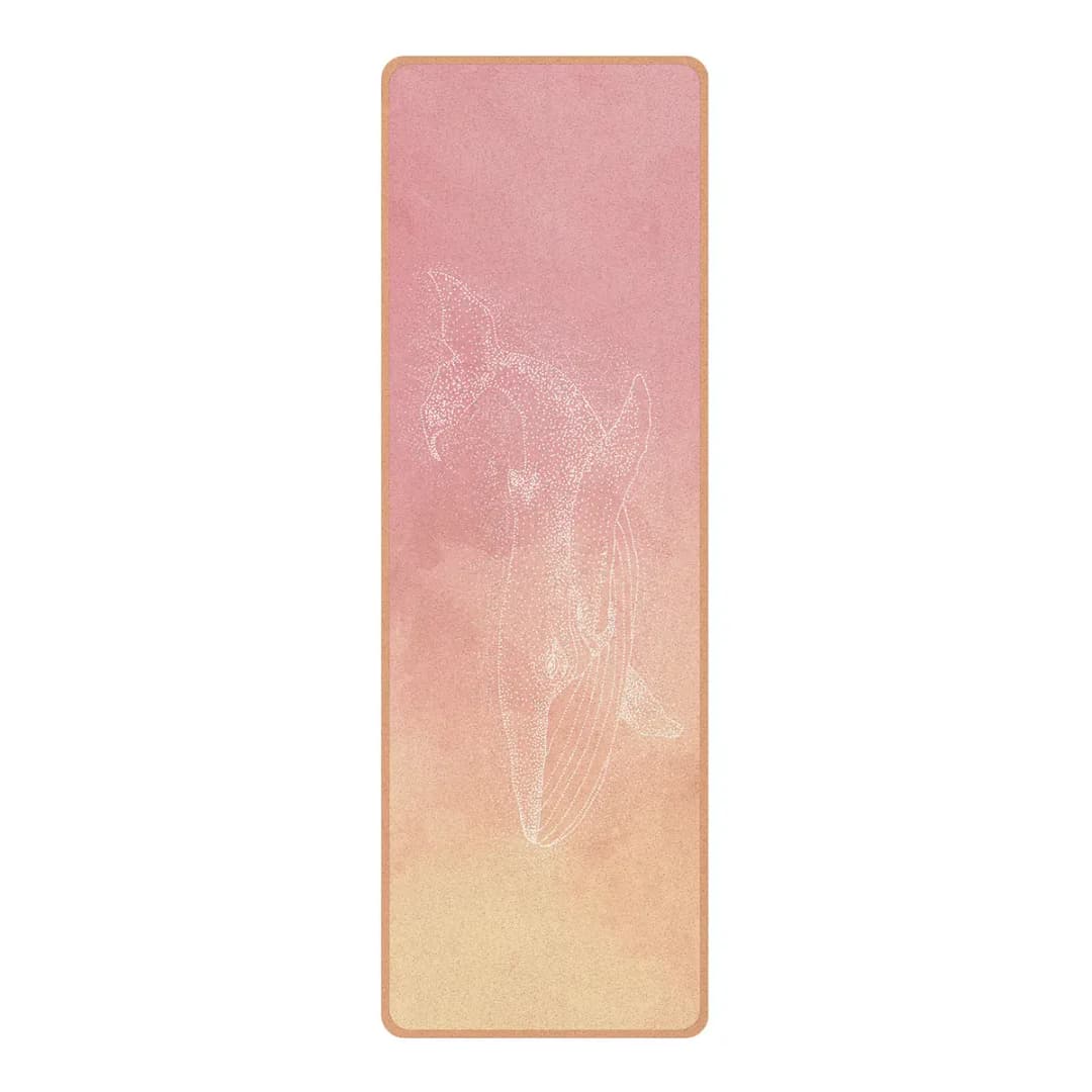 Läufer/Yogamatte Blauwal II | Pink