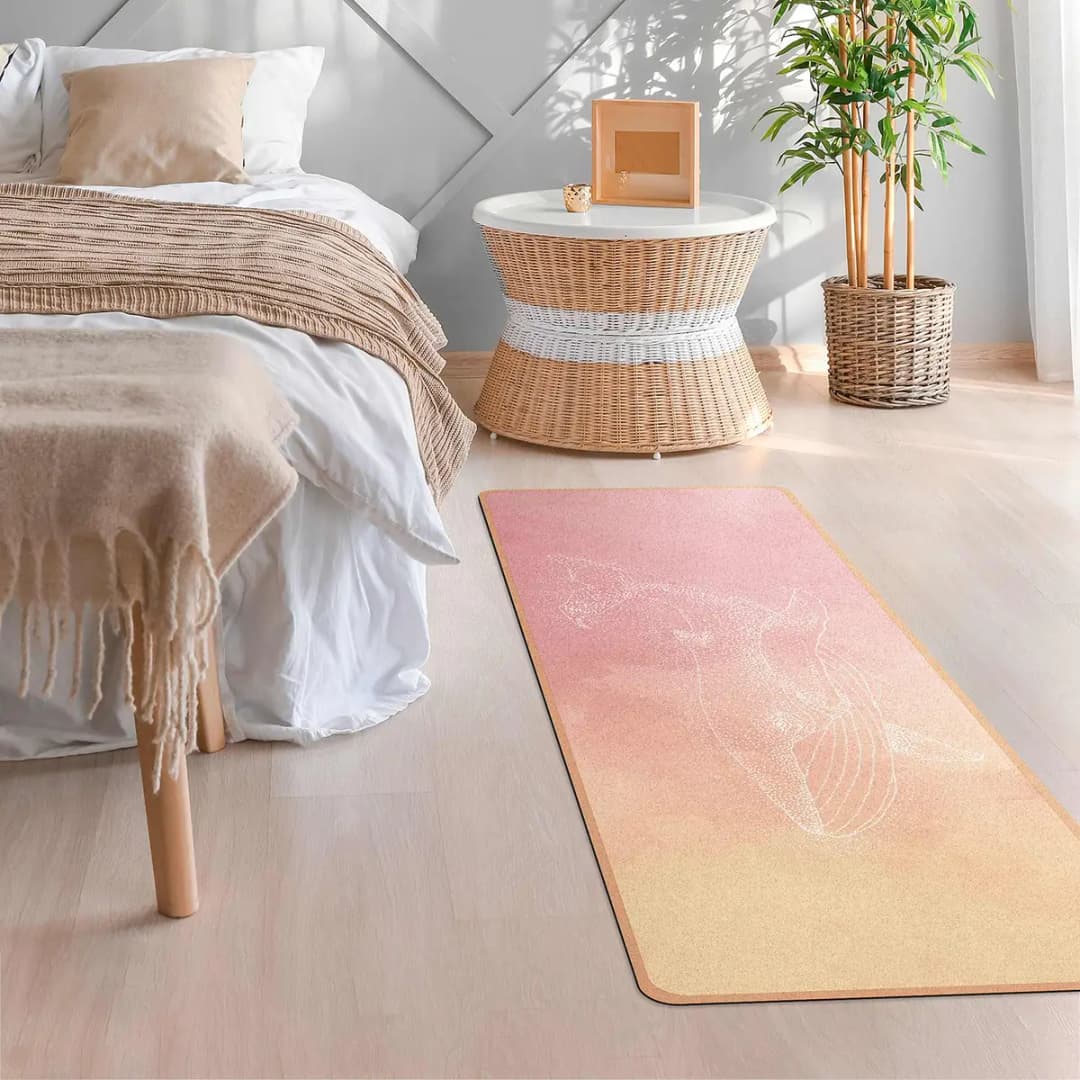 Läufer/Yogamatte Blauwal II | Pink