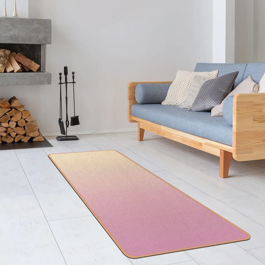 Läufer/Yogamatte Farbverlauf | Beige
