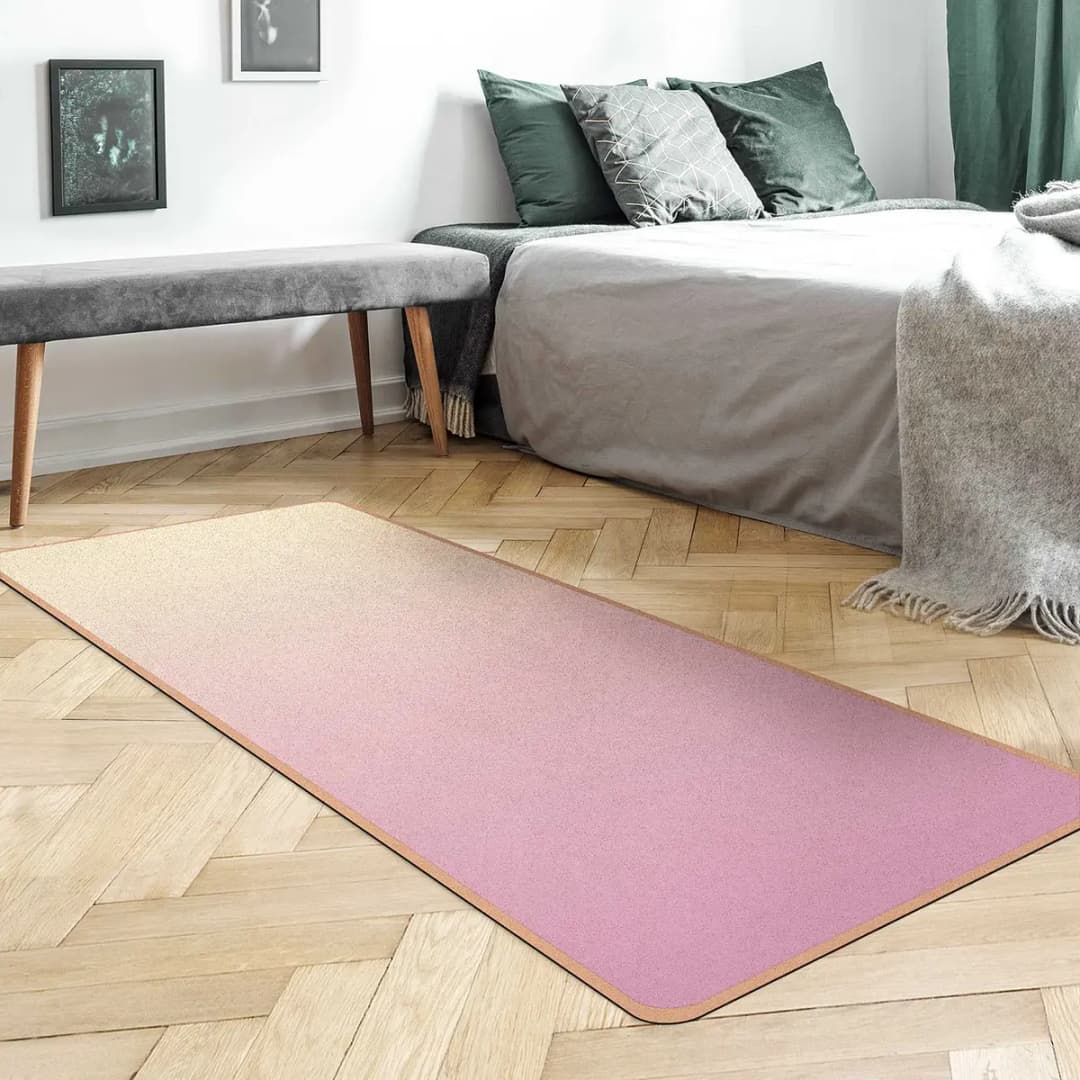 Läufer/Yogamatte Farbverlauf | Beige