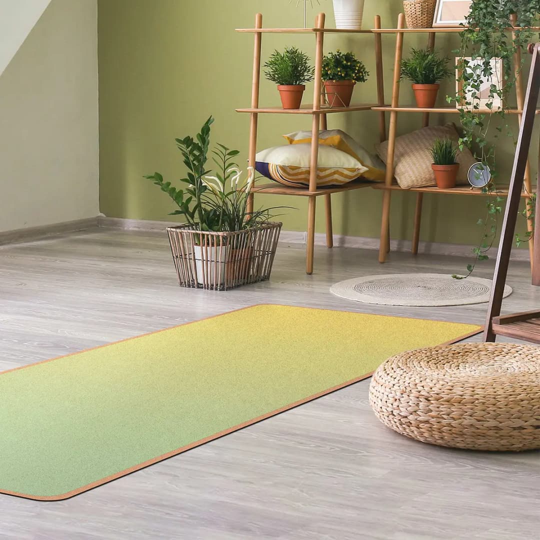 Läufer/Yogamatte Farbverlauf | Gelb