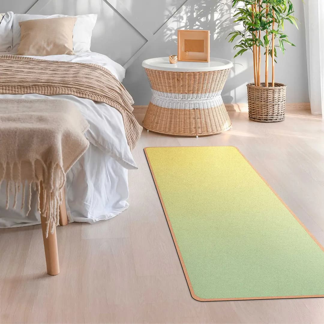 Läufer/Yogamatte Farbverlauf | Gelb