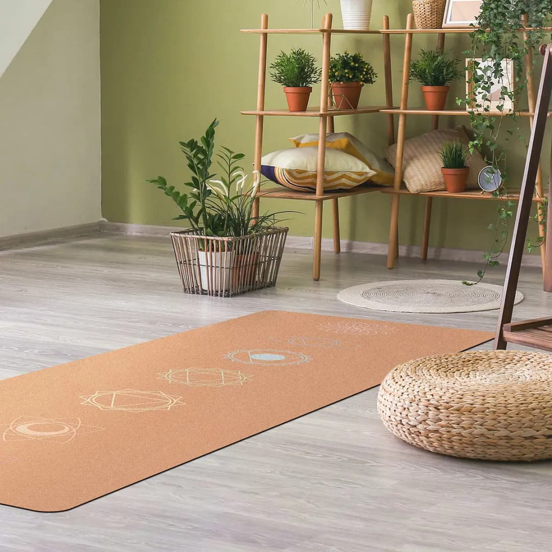 Läufer/Yogamatte Sieben Chakren II | Mehrfarbig