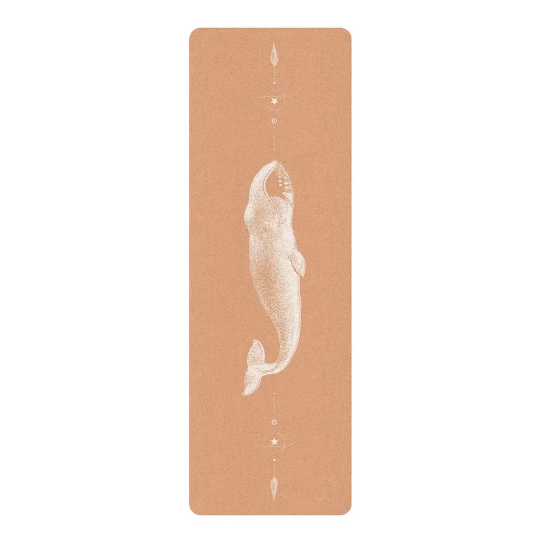 Läufer/Yogamatte Grönlandwal 183 x 61cm Weiß | Weiß