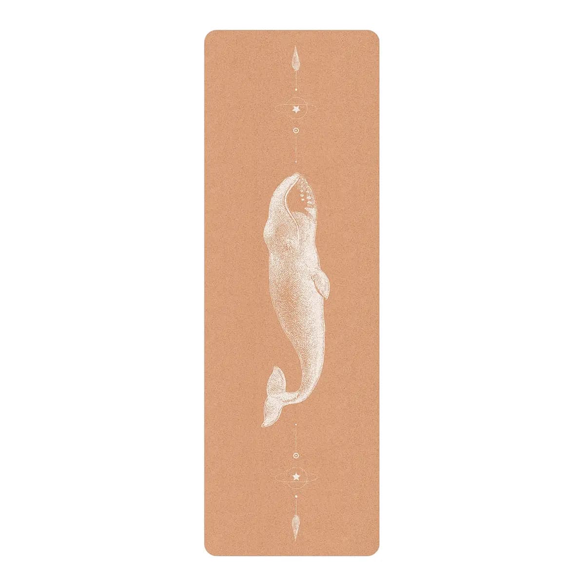 Läufer/Yogamatte Grönlandwal 183 x 61cm Weiß | Weiß