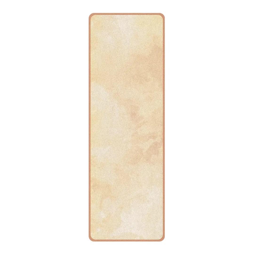 Läufer/Yogamatte Aquarellstruktur | Gelb