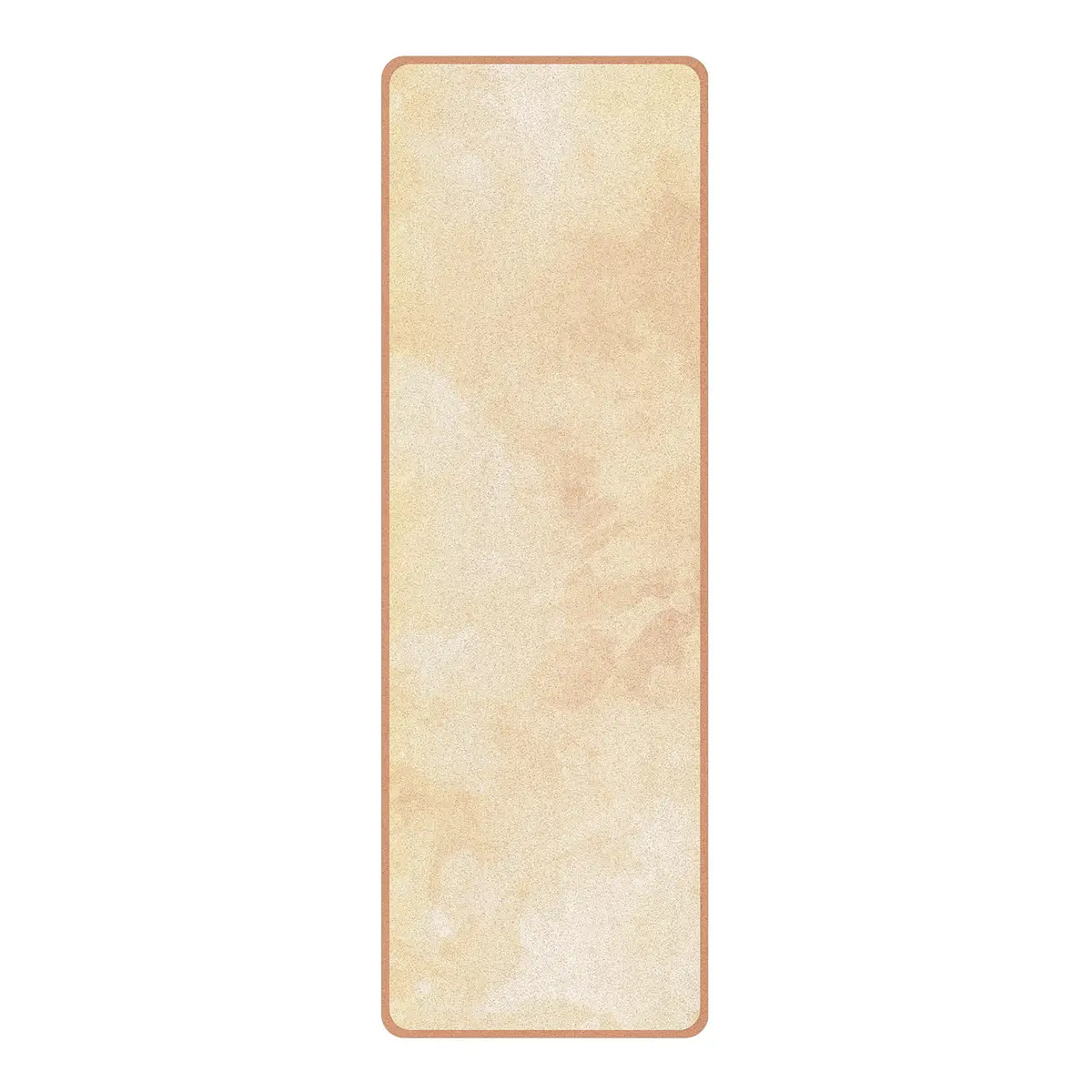 Läufer/Yogamatte Aquarellstruktur | Gelb