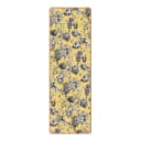 Läufer/Yogamatte Floraler Kupferstich | Gelb