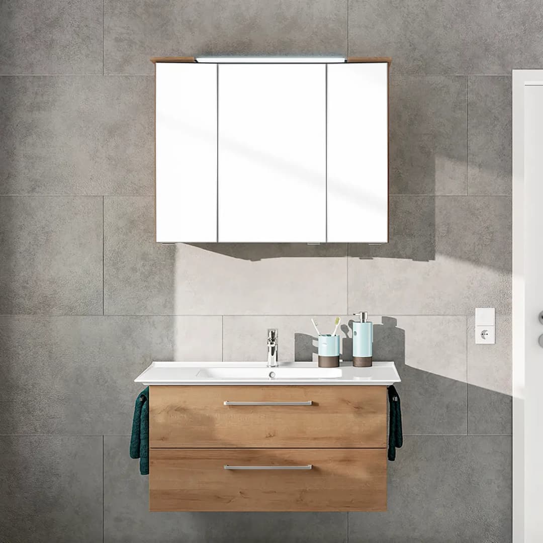 Badezimmerset Pineo XXIV | Braun