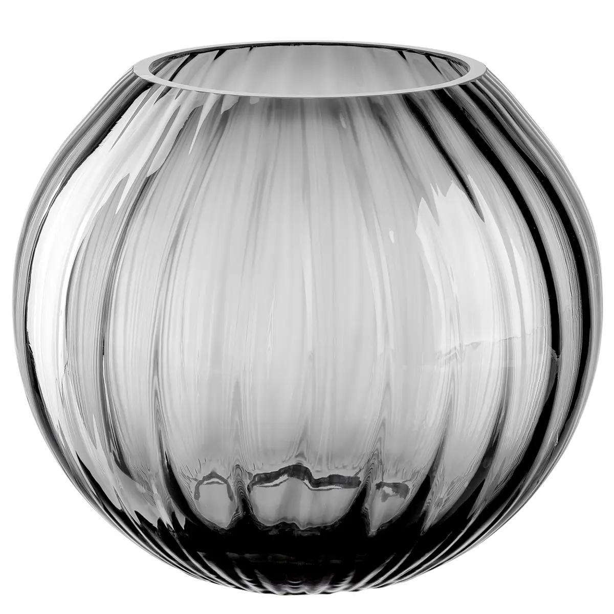Kugelvase Ø 15cm Grau | Grau