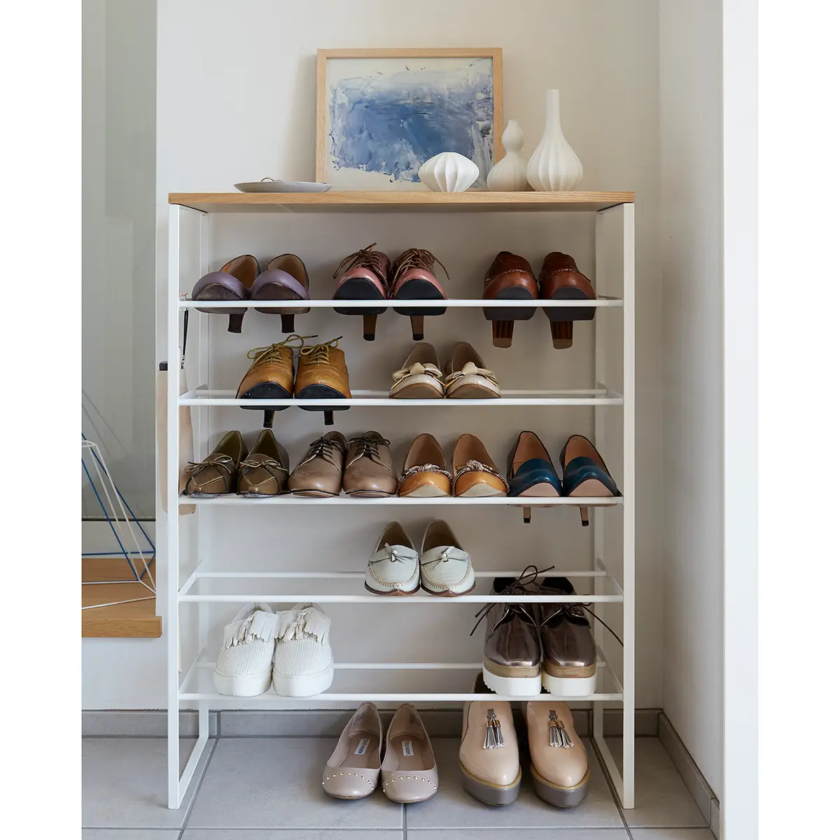 Schuhregal | Weiß