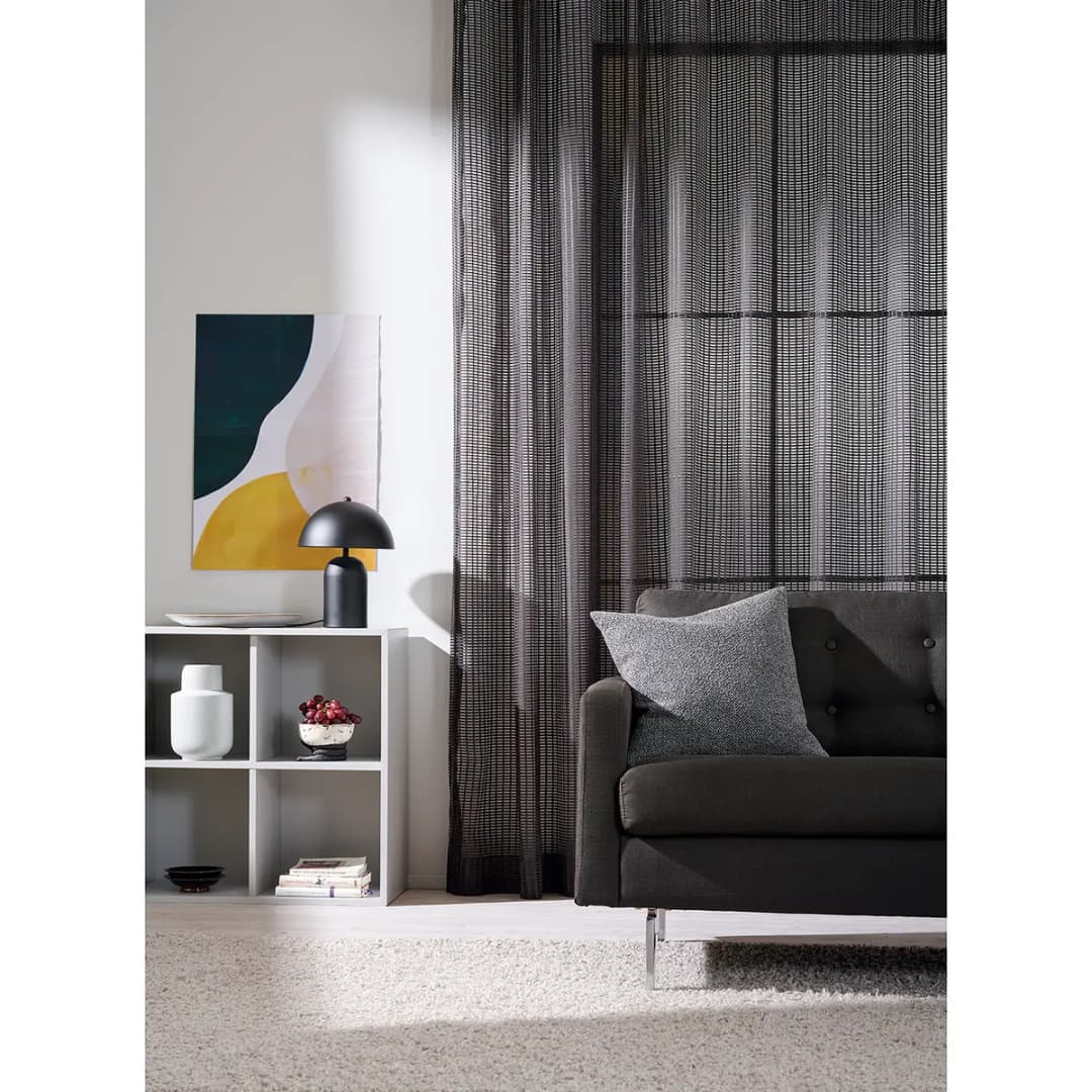 Dekokissen Tony II Grau/Grau 45 x 45cm Webstoff | Grau