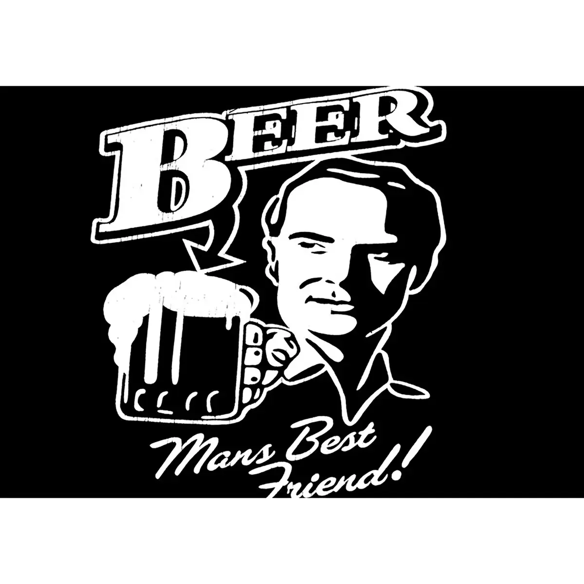 Vlies Fototapete Beer | Schwarz