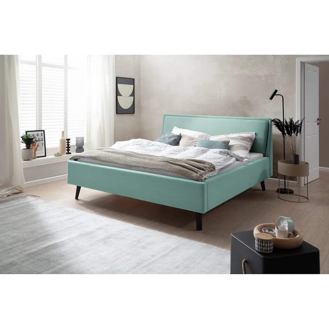 Polsterbett Frieda | Blau