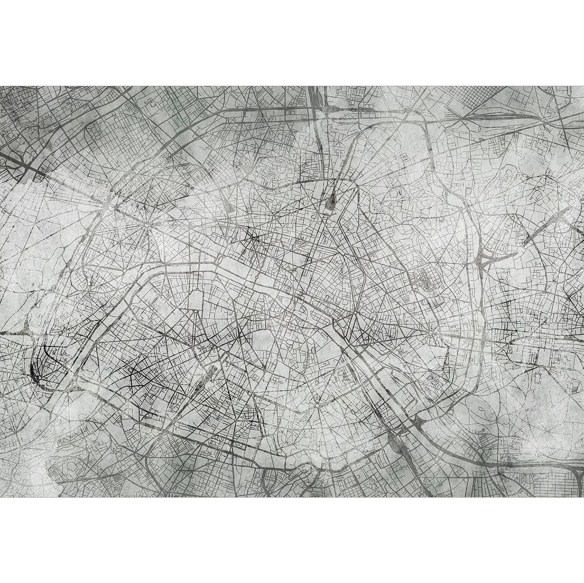 Vlies Fototapete Parisian Fresco | Mehrfarbig