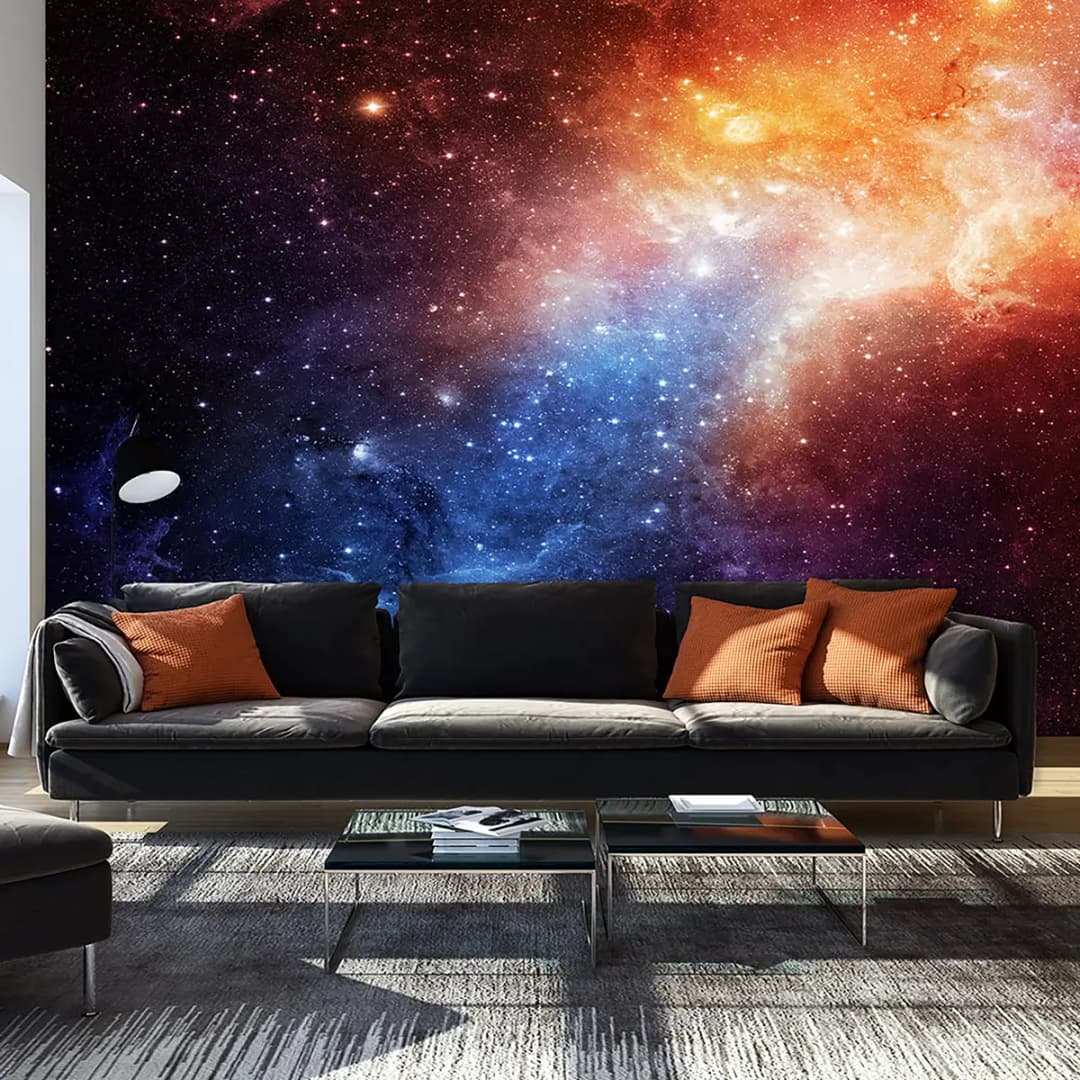 Vlies Fototapete Nebula | Mehrfarbig