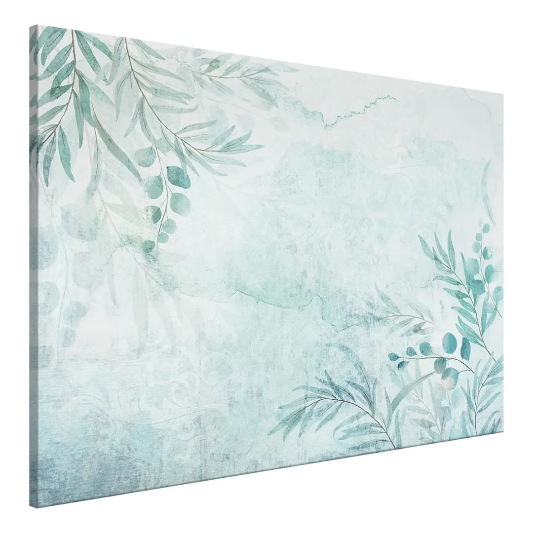Wandbild Gentle Breeze of Leaves | Grün