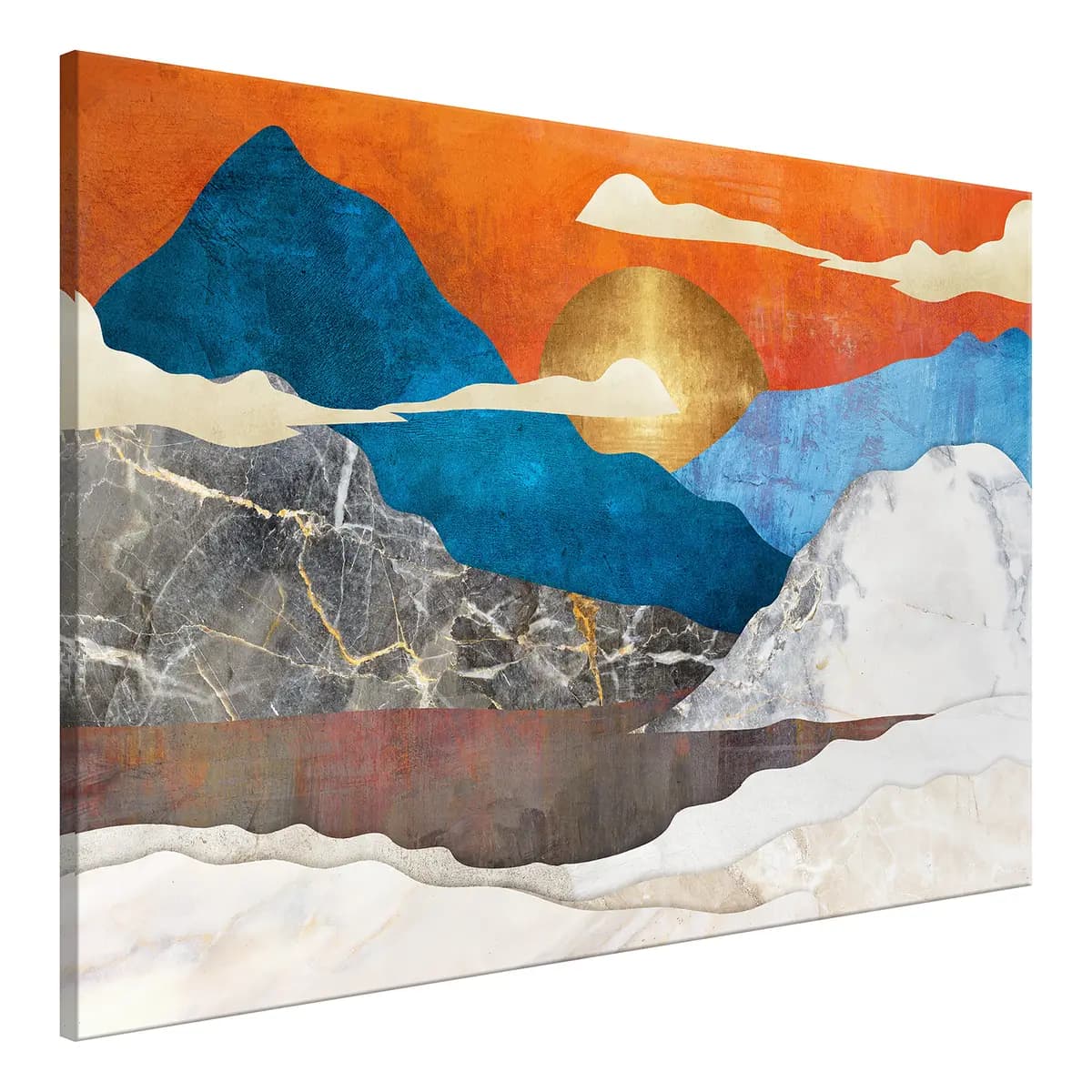 Wandbild Mountain Idyll | Mehrfarbig