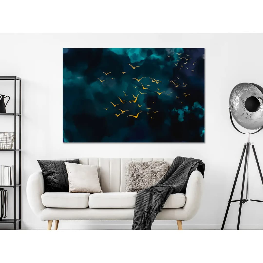 Wandbild Sky Before the Storm | Blau