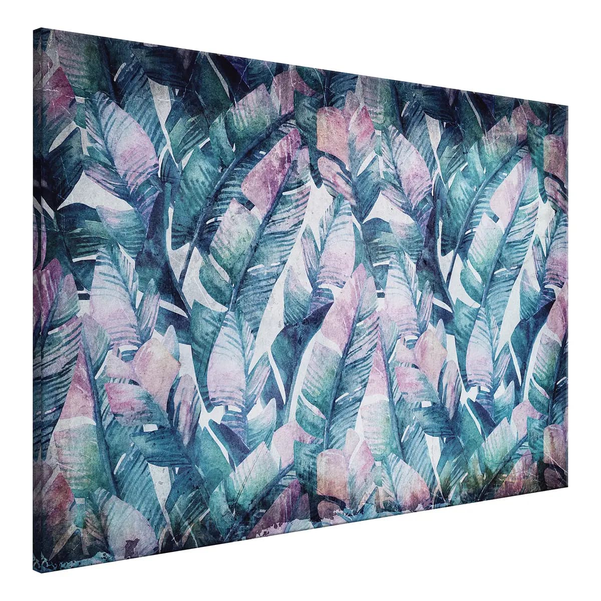Wandbild Exotic Story Leinen Pink | Pink