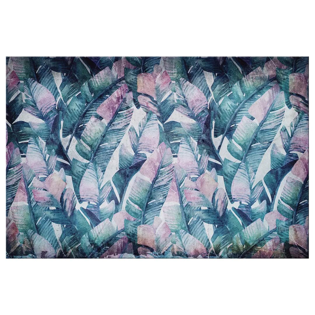 Wandbild Exotic Story Leinen Pink | Pink