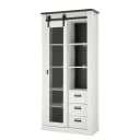 Vitrinenschrank | Weiß