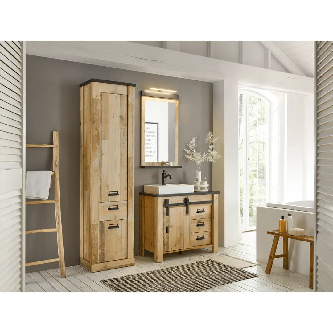 Badezimmerset V 3-teilig | Braun