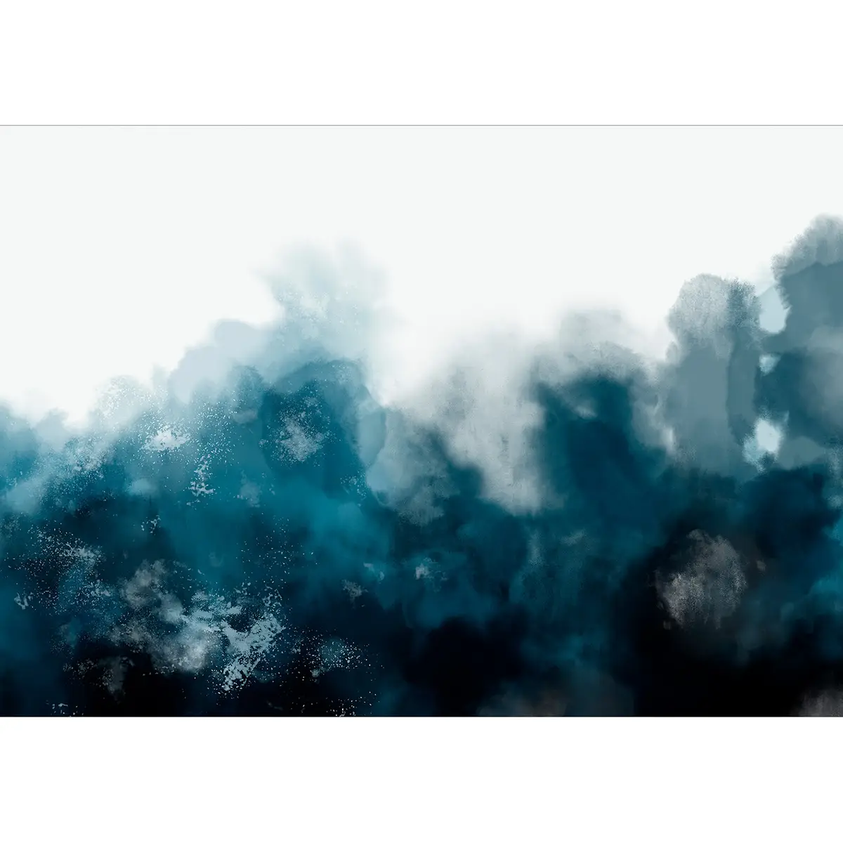 Vlies Fototapete Watercolour Variation 450cm | Grün