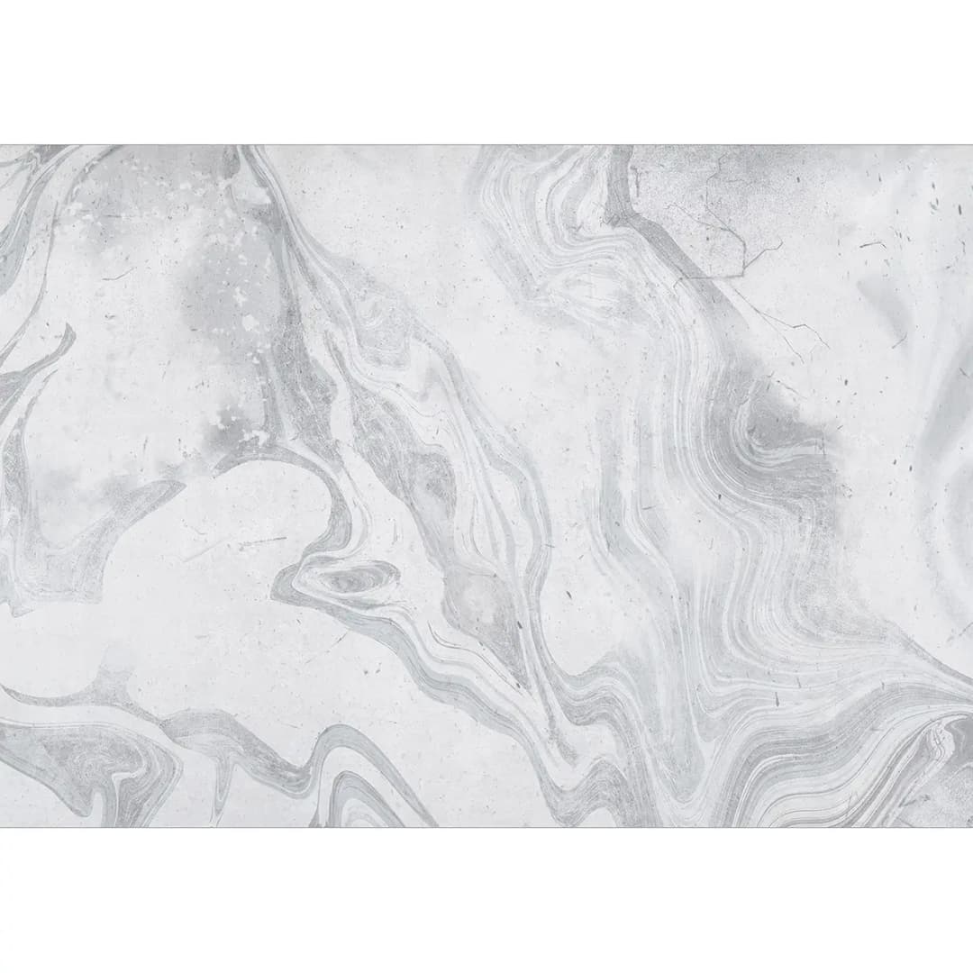 Vlies Fototapete Cloudy Marble 200cm | Grau
