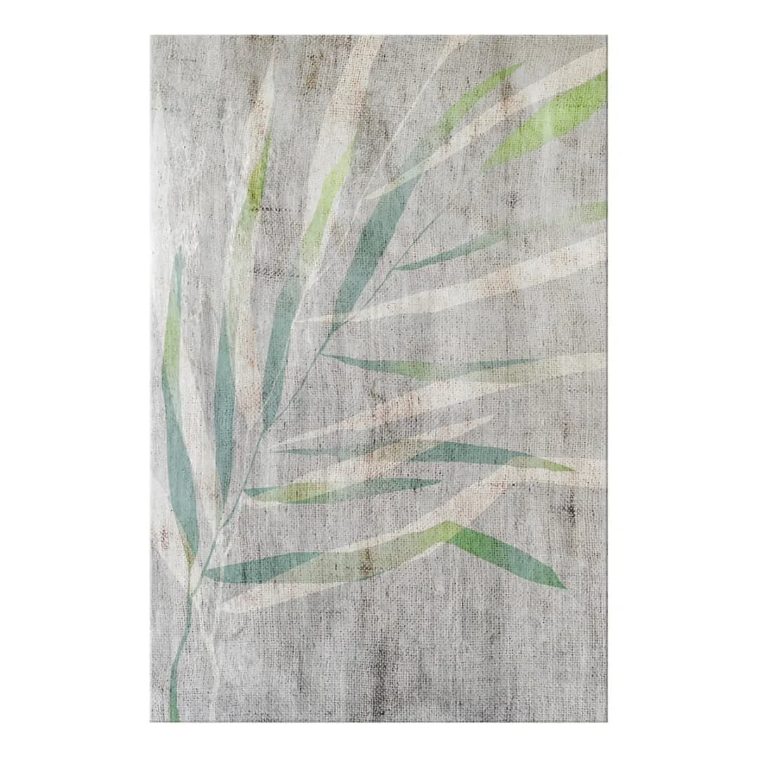 Wandbild Chamedora Leinen Grau | Grau
