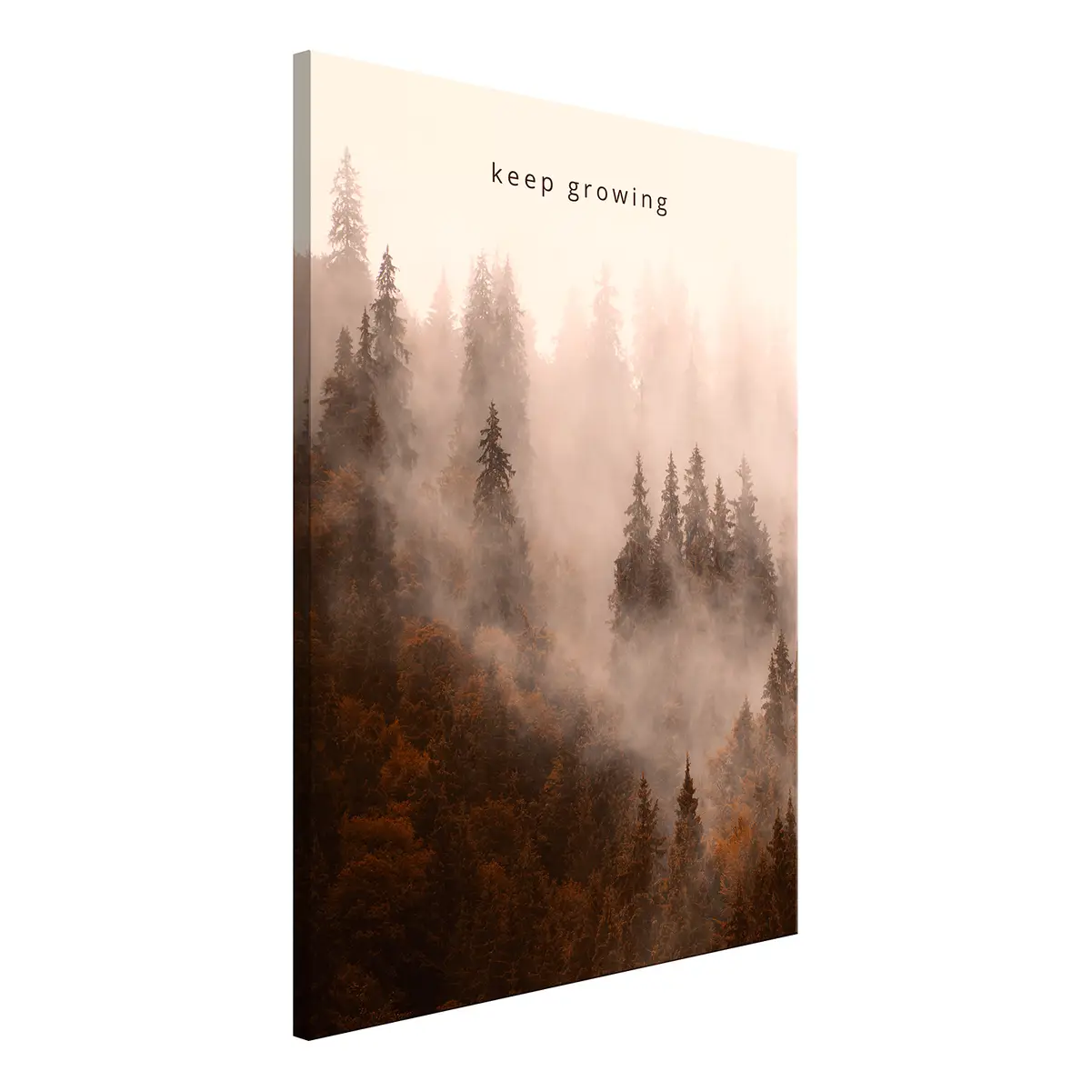 Wandbild Keep Growing | Beige